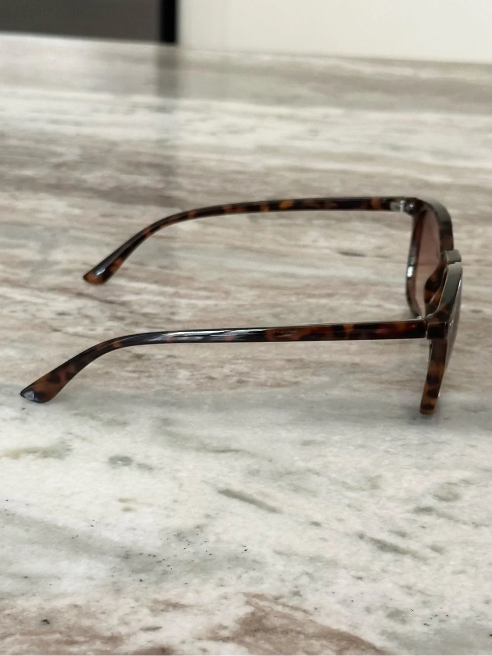 J. Crew Brown Tortoiseshell Classic Square Sunglasses - Preppy